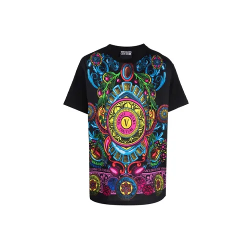 VERSACE JEANS COUTURE T-Shirts Men Black