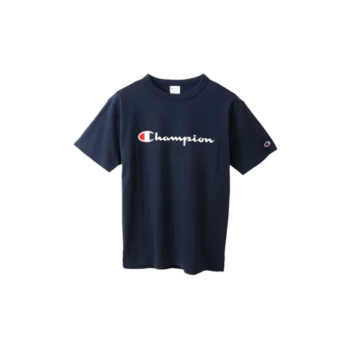 Champion T-Shirts Unisex Dark Blue