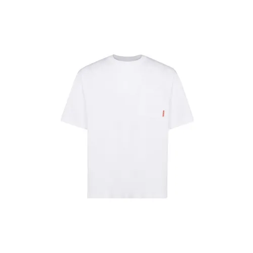 Acne Studios T-Shirts Men Glossy White