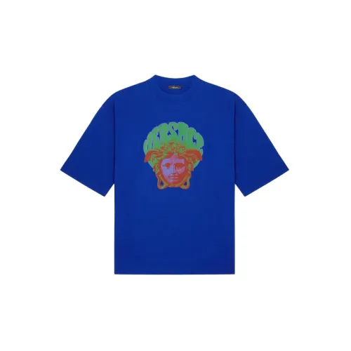 VERSACE T-Shirts Men Blue