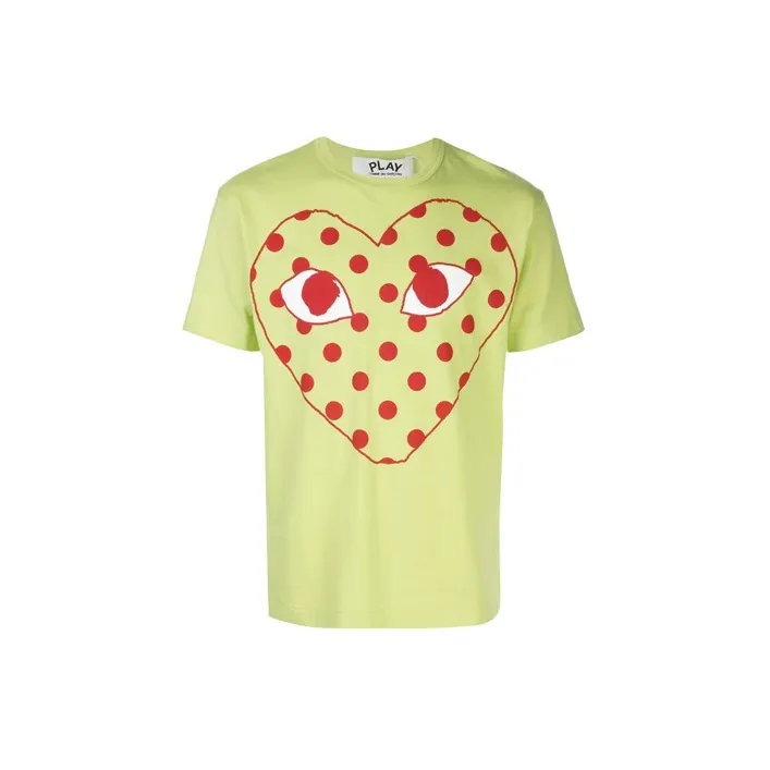 CDG Play T Shirts Men Green-0