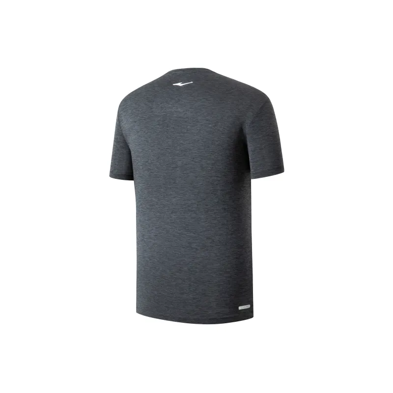 Erke T Shirt Men's Dual Dye Jet Black-1