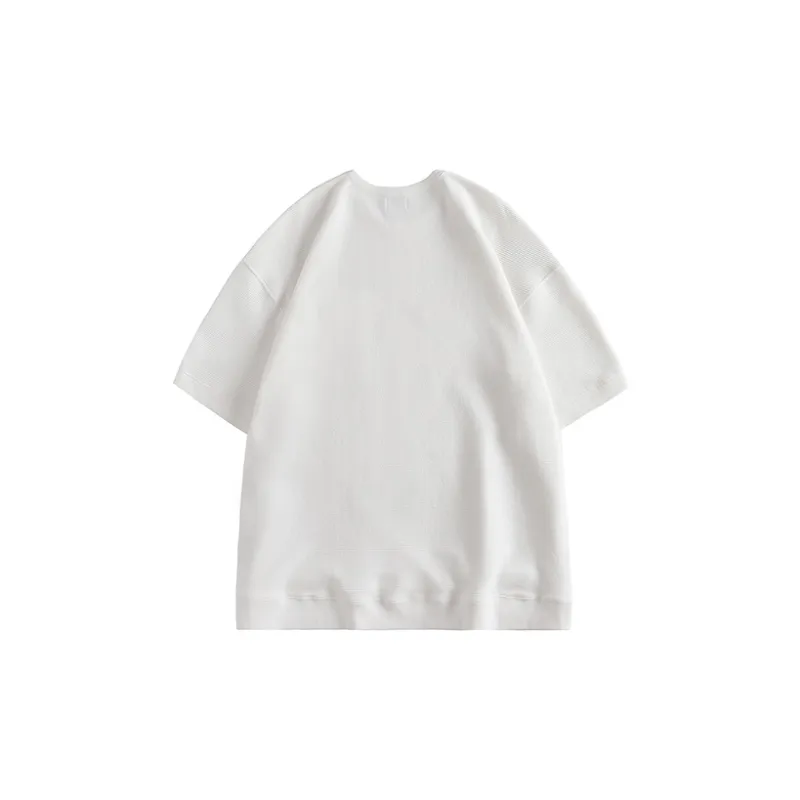Evi Stub SS21 Other Elbow-Length Sleeved T-Shirt Unisex White-1