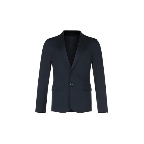 ARMANI EXCHANGE Business Suits Men Dark Marine Blue