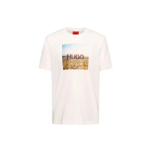 HUGO BOSS T-Shirts Men Beige