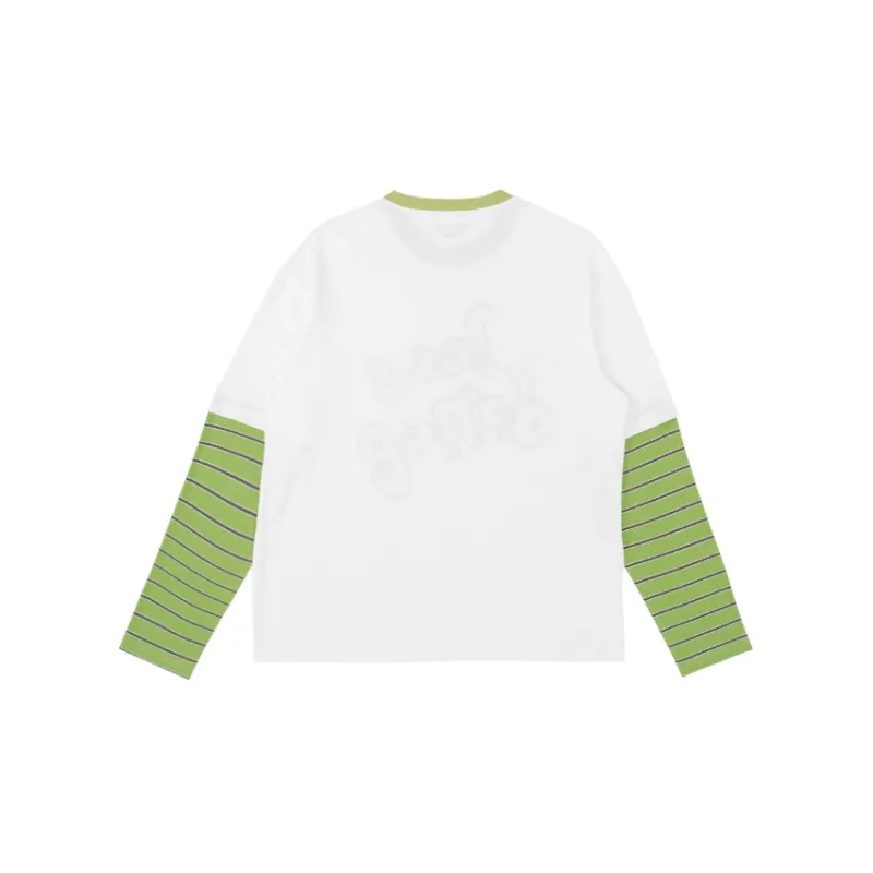 PROS BY CH Mock Two Piece Long Sleeved T Shirt Unisex-4