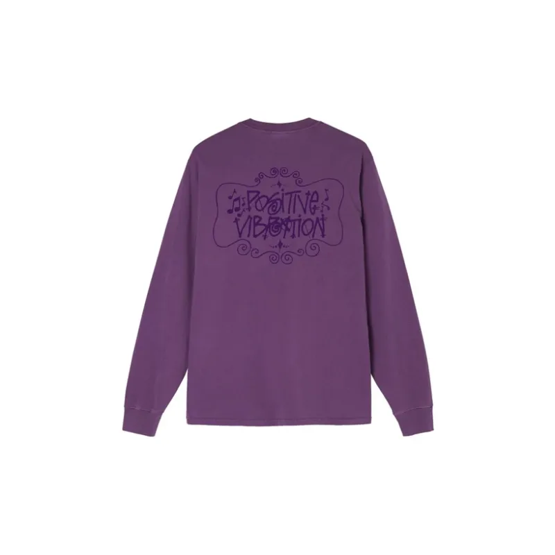 Stussy Positive Vibration Pigment Dyed L/S T shirt-7