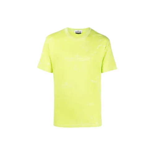 STONE ISLAND T-Shirts Men Yellow