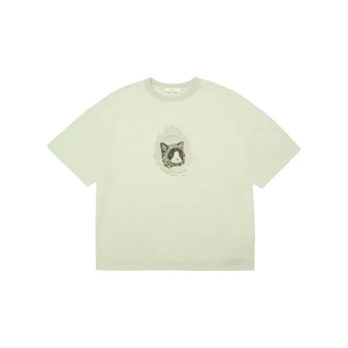 UNVESNO T-Shirts Unisex Light Green