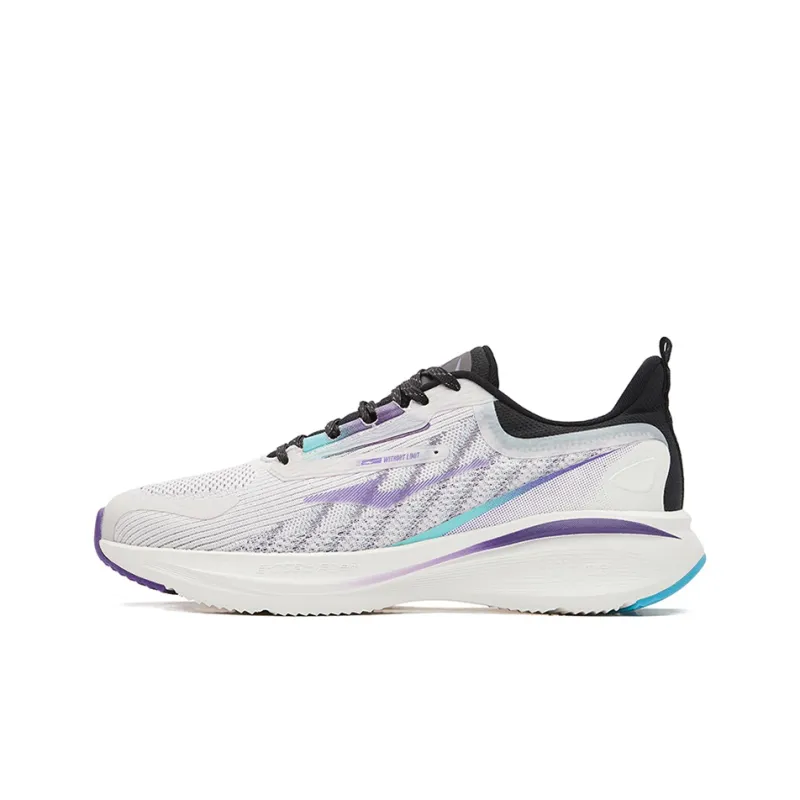 Erke Low-Top Running Shoes Men's Purple Black-0