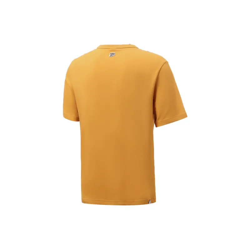 PUMA Downtown T Shirts Men Orange-1