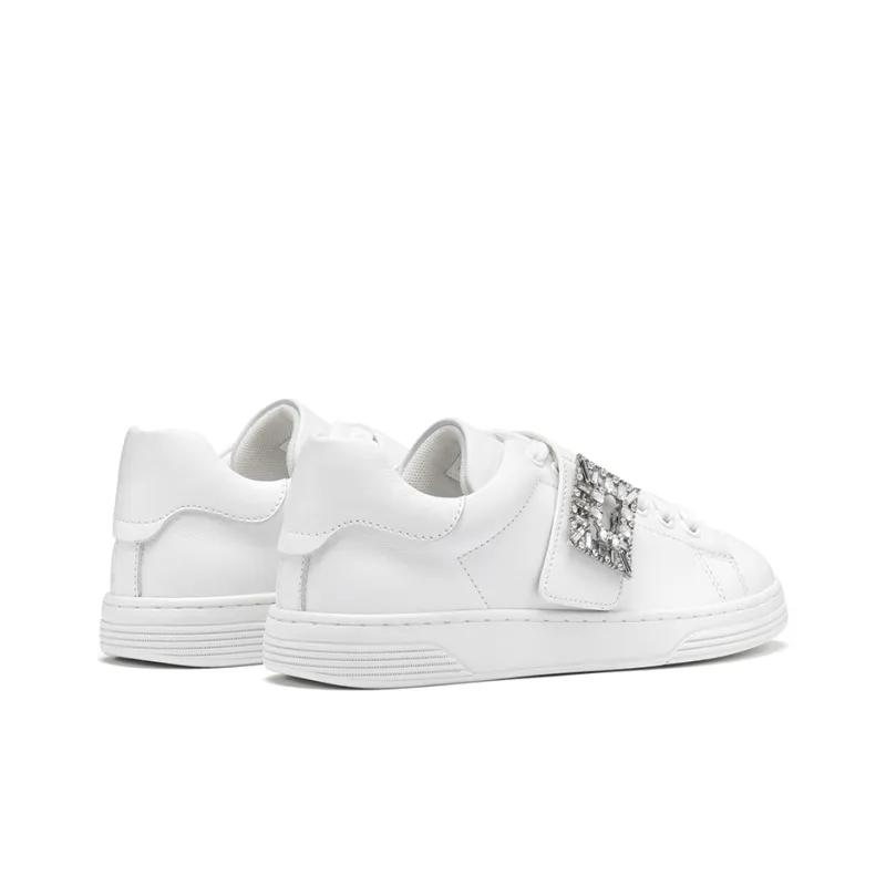 ZSAZSAZSU Skateboard Shoes Women's Low-Top White-2