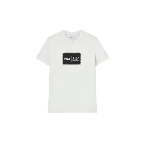 C.p.company X FILA C.P.Company Collaboration Collection T-Shirts Men White