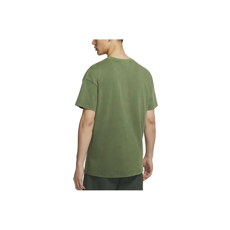 Nike Drop Shoulder Sleeve T Shirt Men's Green-1