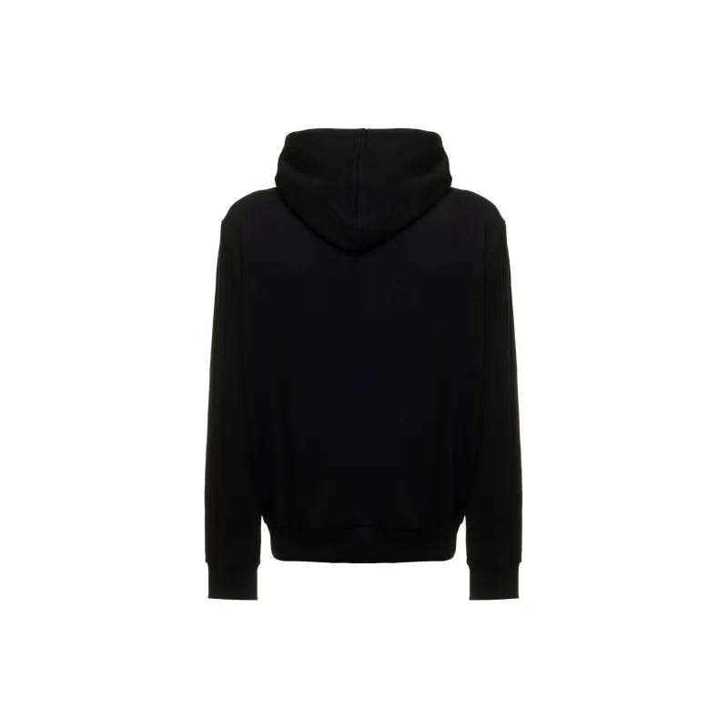 BALMAIN Hooded Sweatshirt With Paris Logo Print-1