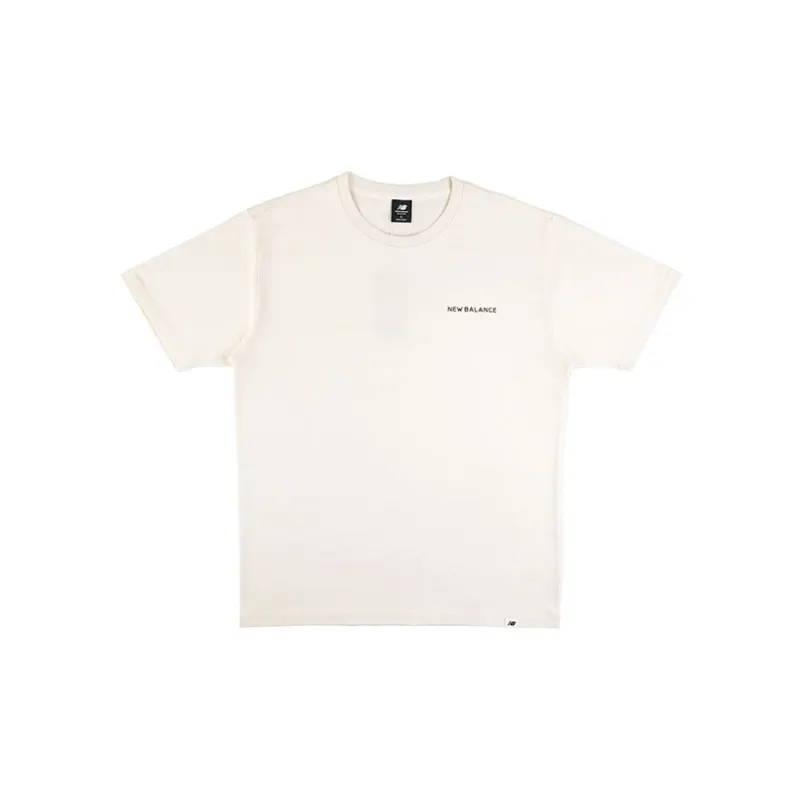 New Balance T Shirt Unisex Ecru-1