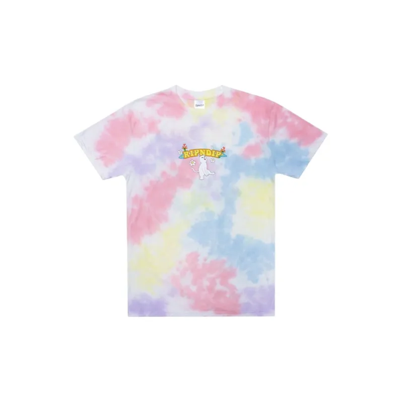 RIPNDIP Drop Shoulder Sleeve T-Shirt Unisex Peach-1