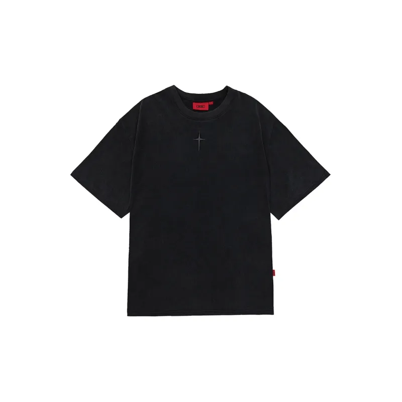 GRKC Straight T-Shirt Unisex Washed Black-1