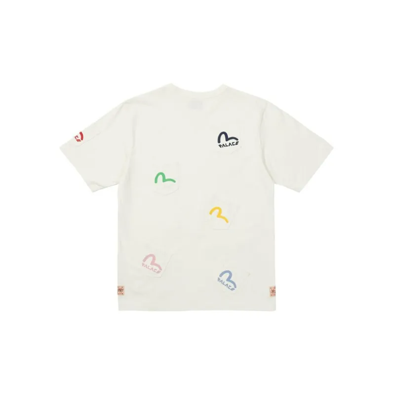 PALACE X Evisu Multi Pocket T Shirt-1