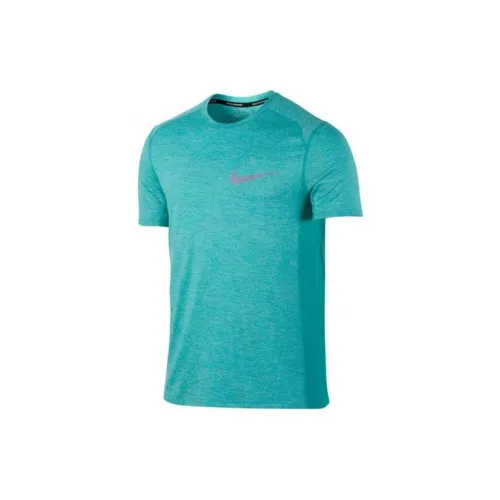 Nike T-Shirts Men Blue/Green