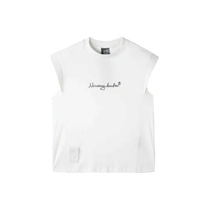 NORVINCY Comfortable And Breathable Sweat Wicking 100% Cotton Sleeveless T Shirt Unisex-5