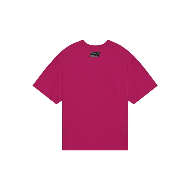 WE11DONE T Shirts Unisex Hot Pink-1