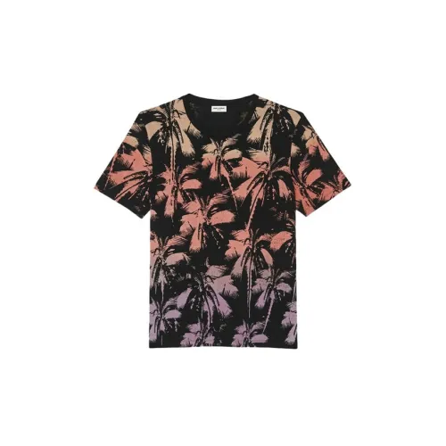 SAINT LAURENT T-Shirts Men Black