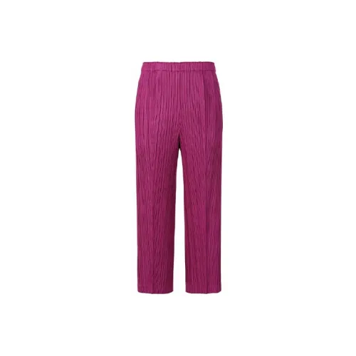 PLEATS PLEASE ISSEY MIYAKE Casual Pants Women's Fuchsia