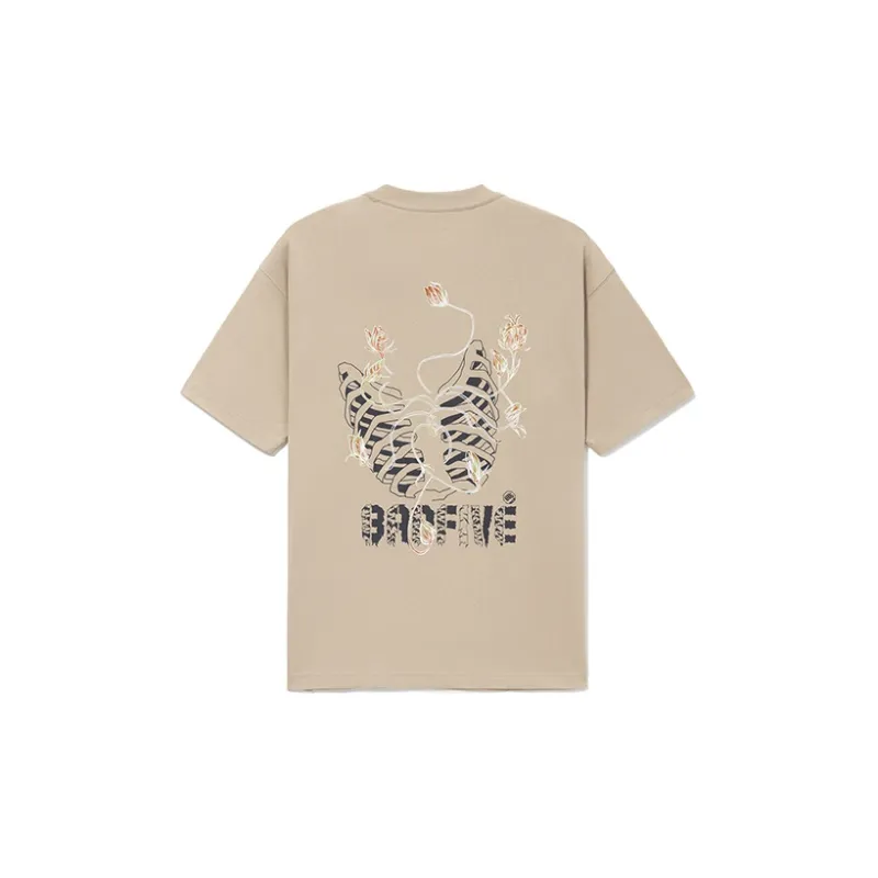 LiNing T Shirt Men's Cashmere Gray-1