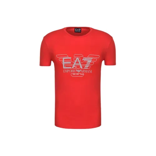 EMPORIO ARMANI T-Shirts Men Red