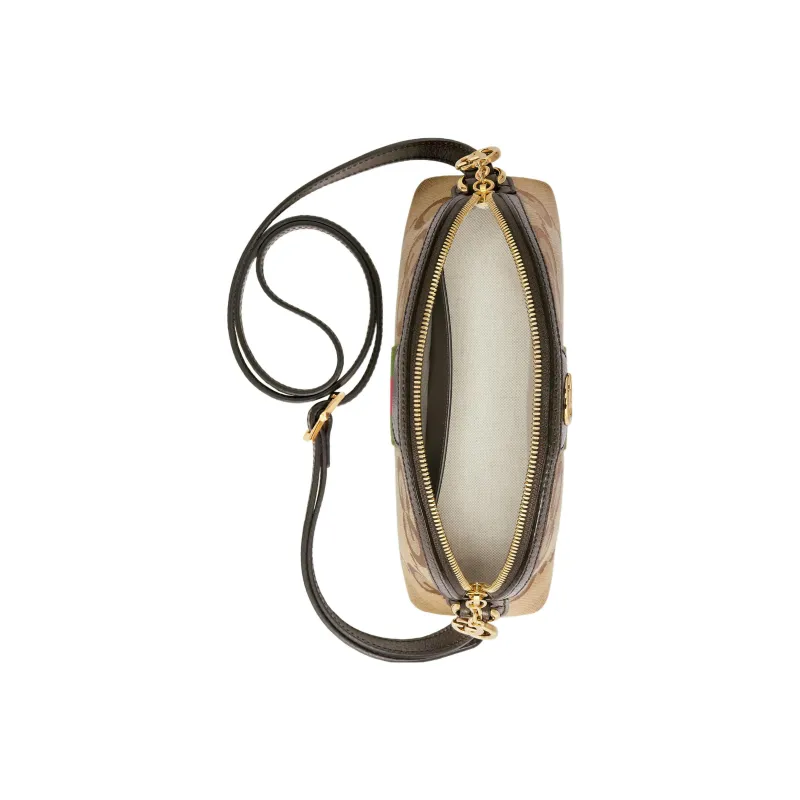 GUCCI Canvas Bag, Shoulder Bag, Crossbody Bag Trumpets Women's Ebony-5