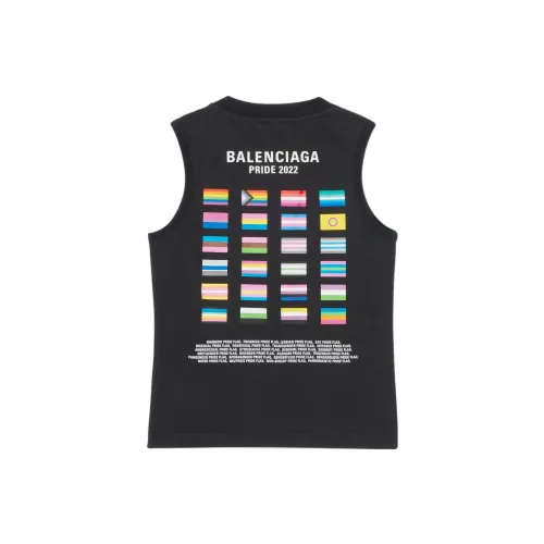 Balenciaga PRIDE 22 Tank Tops Men Black