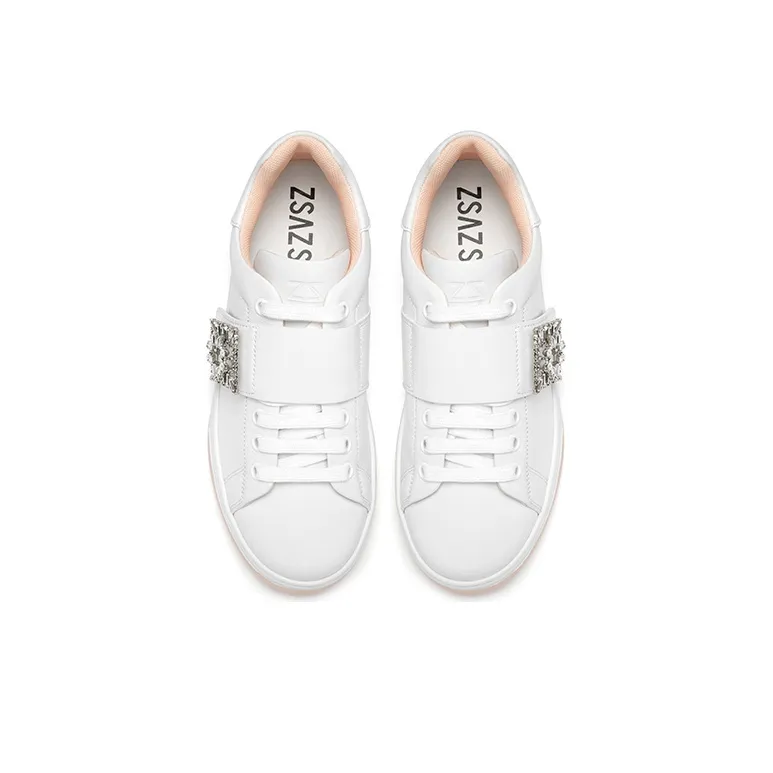 ZSAZSAZSU Skateboard Shoes Women's Low-Top Pink-3