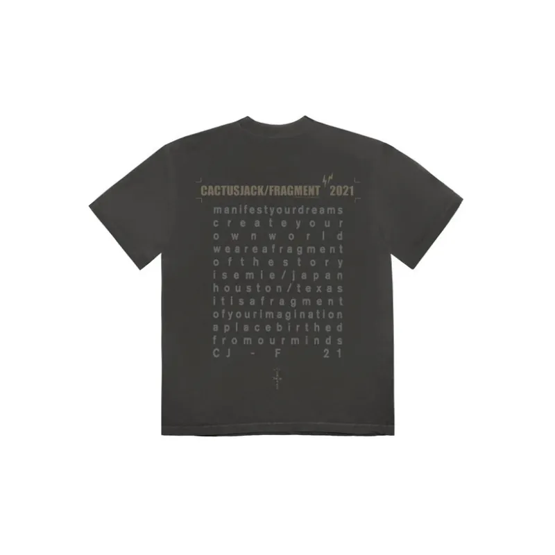 Travis Scott Cactus Jack For Fragment Create T shirt-1