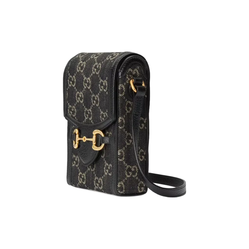 GUCCI Horsebit 1955 Cellphone Pouches-1