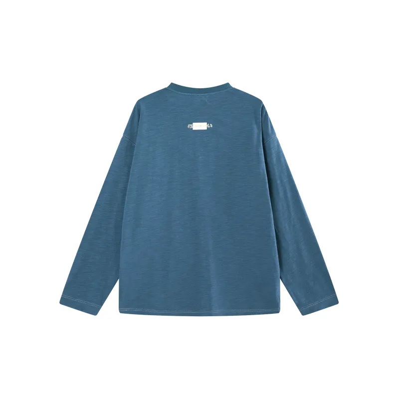 TIKIMOMOKA Straight Long Sleeved T Shirt Unisex-1