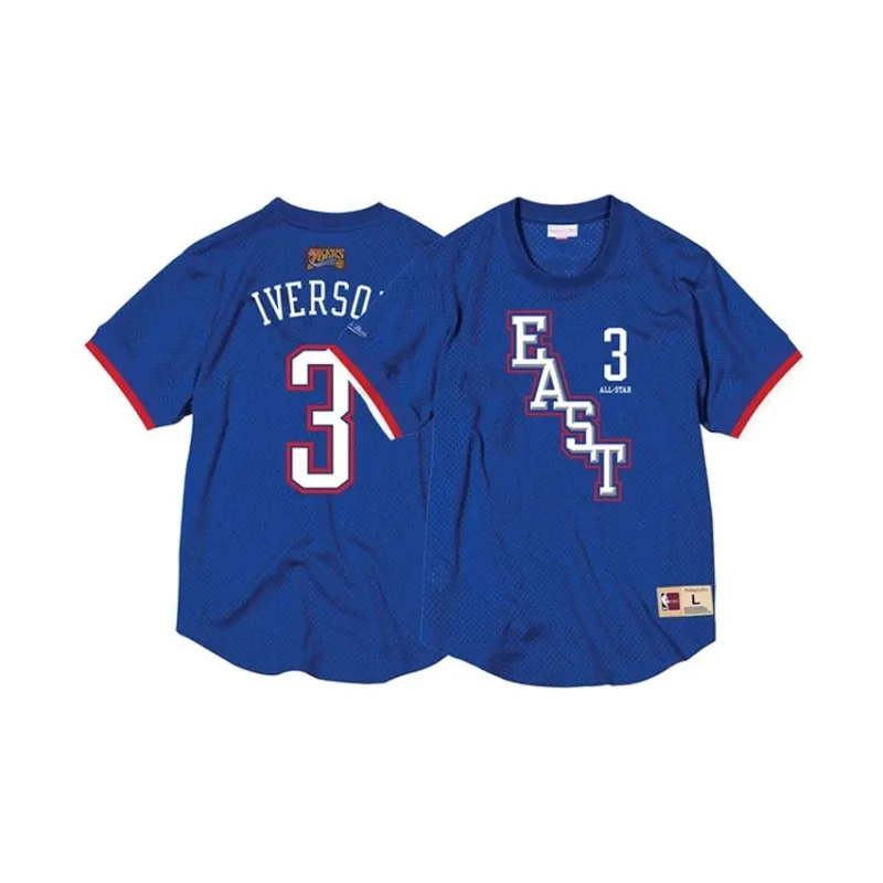 Mitchell Ness T Shirts Men Blue-2