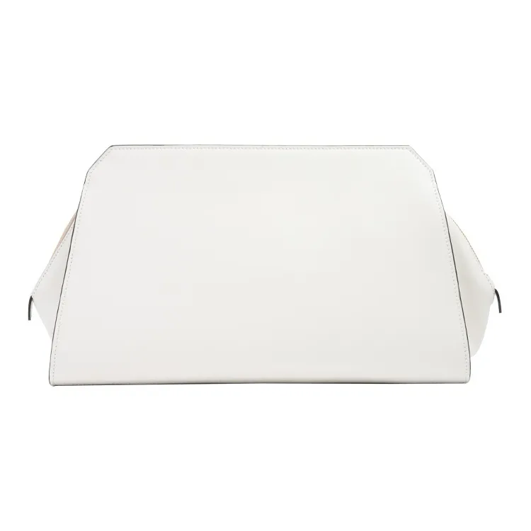 PRADA Leather Clutch Men's White-2