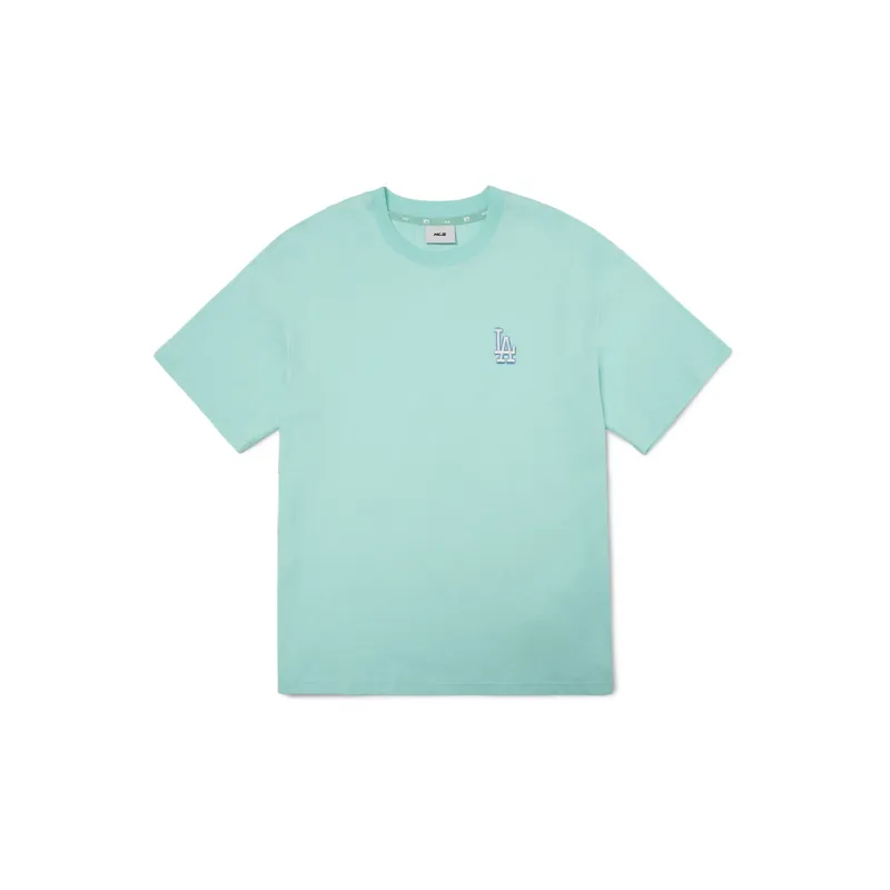 MLB Cashew Flower T Shirts Unisex Mint Green-1
