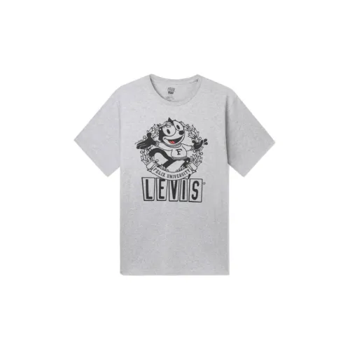 Levis x Felix the Cat™ Men’s Printing Round-neck T-shirt Grey Male