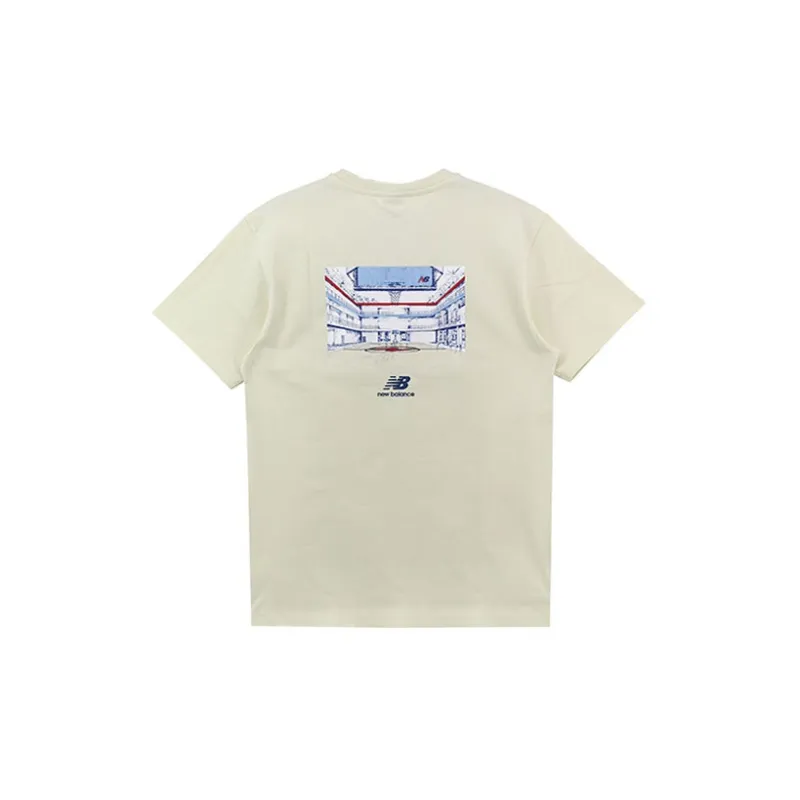 New Balance ANB SS22 T Shirt Men's Beige-1