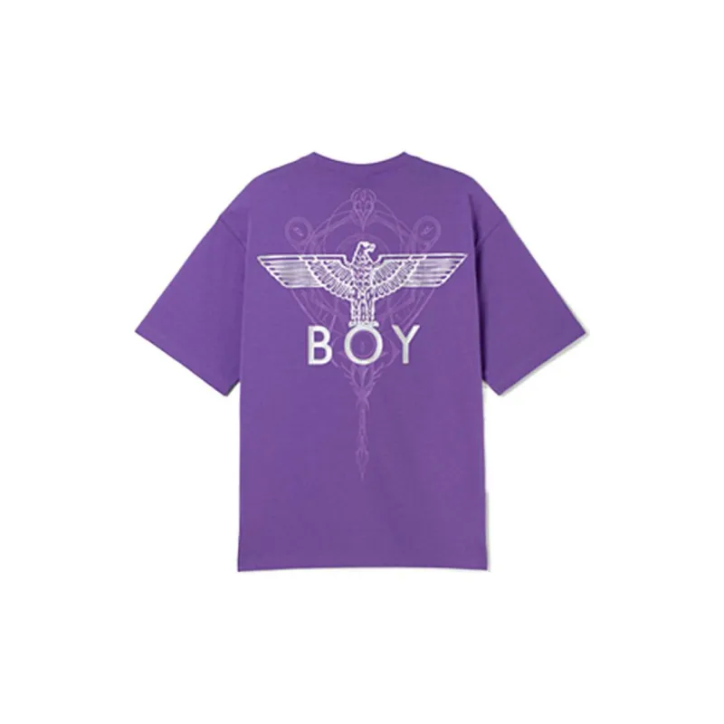 Boy London T Shirt Men's Purple-1