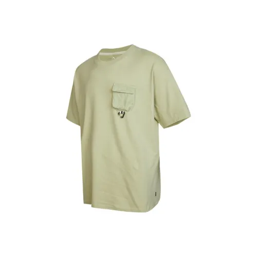 Converse T-Shirts Men Light Green