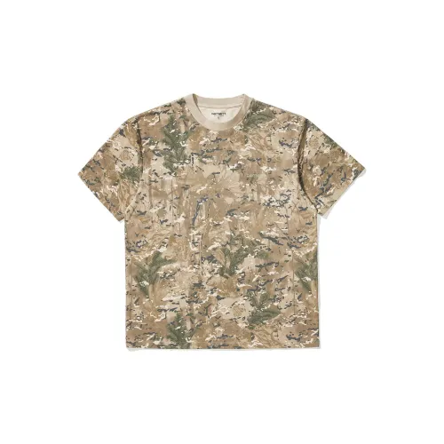 Carhartt WIP T-Shirts Men Green Camouflage