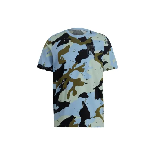 Adidas Originals Graphics Camo T-Shirts Men Blue