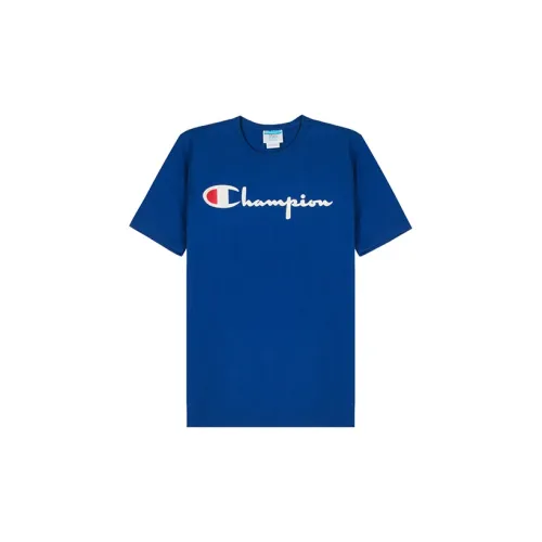 Champion T-Shirts Unisex Royal Blue