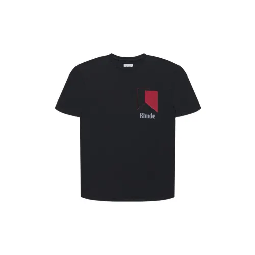 RHUDE T-Shirts Men Black