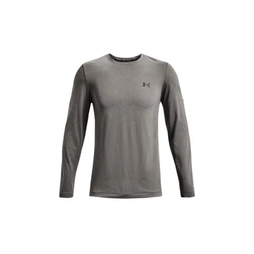 Under Armour Rush T-Shirts Men Dark Wolf Gray