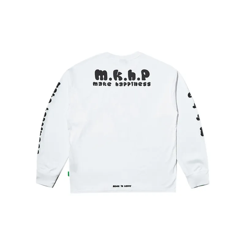 MAKE HAPPINESS T-Shirt Unisex White-1