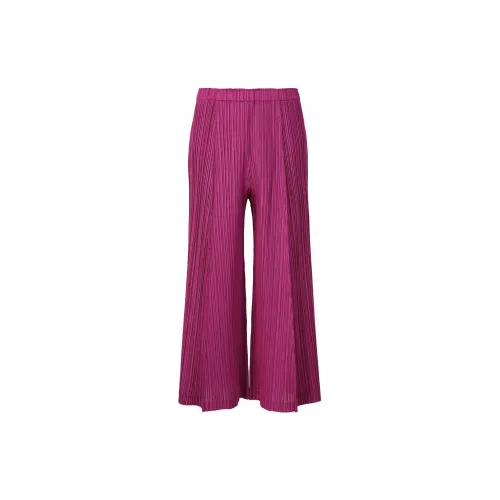 PLEATS PLEASE ISSEY MIYAKE Casual Pants Women's Fuchsia